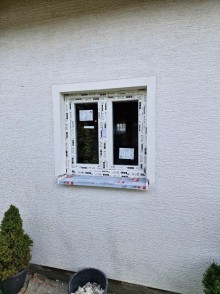 Plastové okno REHAU s bezpečnostním sklem