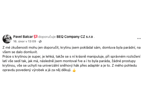 Hodnoceni střešní krytiny z plastu