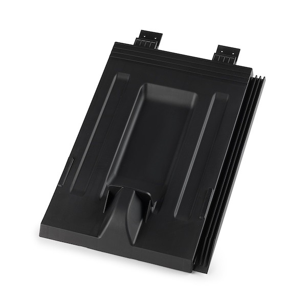 Plastová taška Solar s multifunkčním držákem v černé barvě