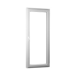 POŠKOZENÉ!!! Jednokřídlé plastové balkónové dveře REHAU Smartline+, pravé