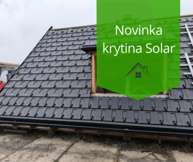 NOVINKA: Plastová střešní krytina Solar s patentovaným držákem
