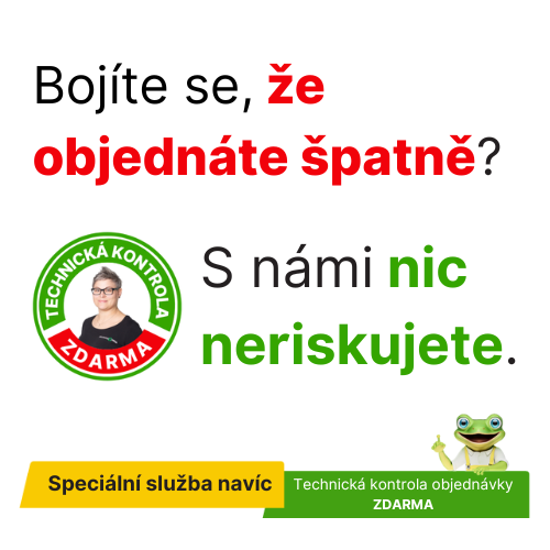 Technická kontrola objednávky ZDARMA