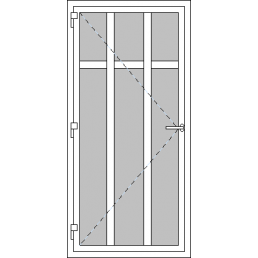 Vchodové dveře jednokřídlé VEN oteviravé - Typ R1