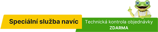 Speciální služba navíc - technická kontrola objednávky ZDARMA